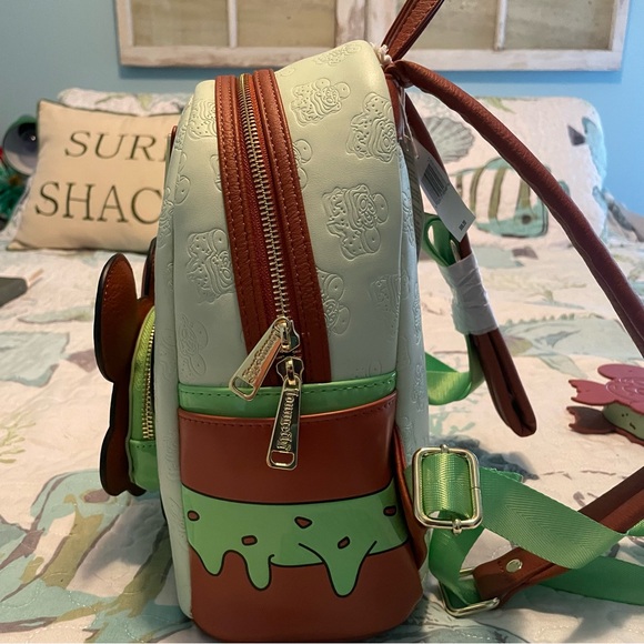 NWT Disney Eats Mickey Mouse Ice Cream Sandwich Loungefly backpack & Ear… - Picture 7 of 8